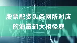 股票配资头条网所对应的油量却大相径庭